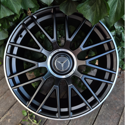 Mercedes (MR932) satin black machined lip