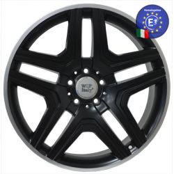 Mercedes (W766) AMG Nero dull black lip polished