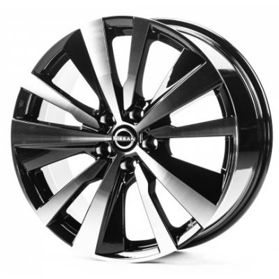 Nissan (NS19067) gloss black machined face
