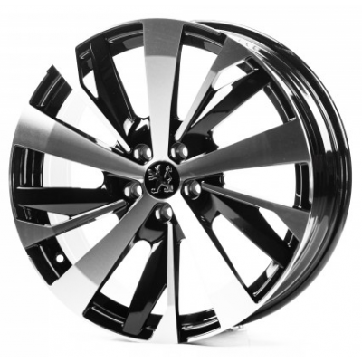 Диски Replica Peugeot (PG0449) 7,5x19 5x108 ET40 DIA65,1 (black machined face)