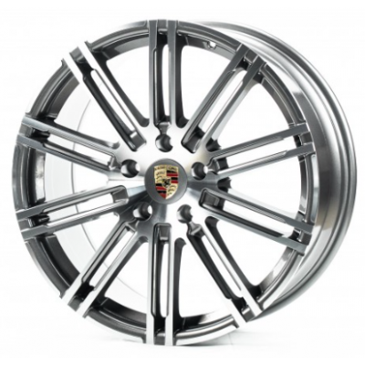 Porsche (PR20140) gloss grey machined face