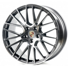 Replica Porsche (PR704) 9,5x20 5x130 ET46 DIA71,6 (gun metal machined face)