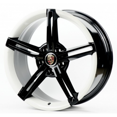 Porsche (PR886) black white flange