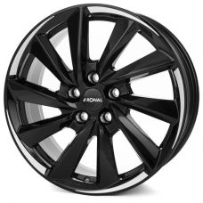 RONAL R70-BLUE Jetblack White Tail R18 W7.5 PCD5x114.3 ET42 DIA82
