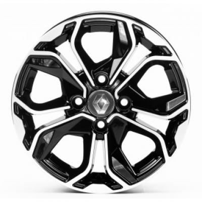 Renault (RN1381) gloss black machined face