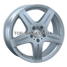 Replica Mercedes (MR82) 10x22 5x130 ET36,1 DIA84,1 (matt black machined face)