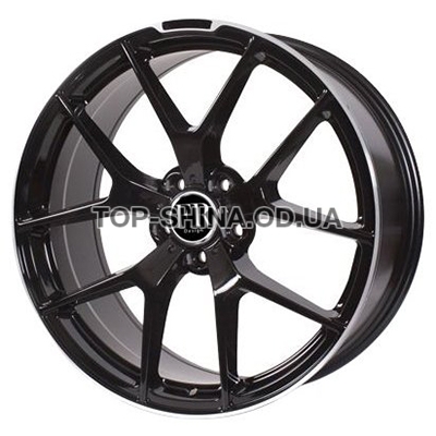 Mercedes (MR933) matt black lip polished