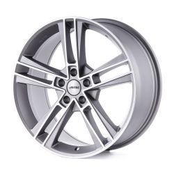 Rias matt titan silver polished