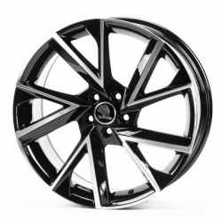 Skoda (SK0262) black machined face