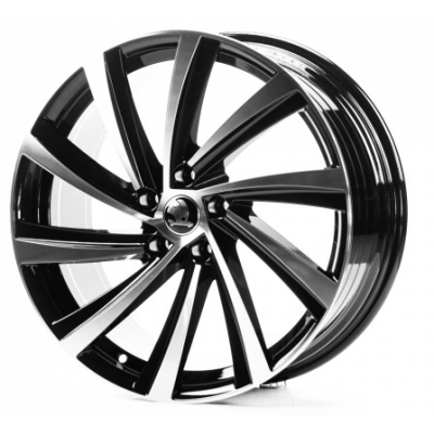 Диски Replica Skoda (SK1151) 8x19 5x112 ET45 DIA57,1 (black machined face)