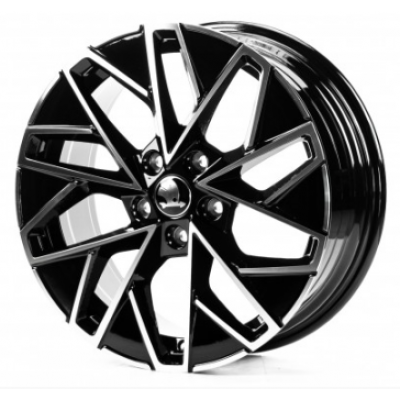 Skoda (SK17444) gloss black machined face