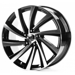 Skoda (SK18304) gloss black machined face