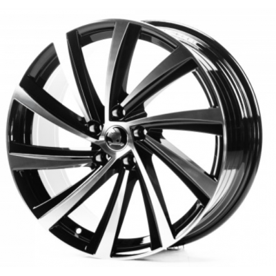 Skoda (SK18304) gloss black machined face