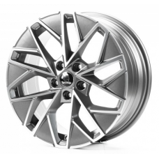 Replica Skoda (SK444) 7x17 5x112 ET45 DIA57,1 (satin grey machined face)