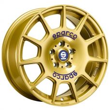 SPARCO TERRA Race Gold + Blue Lettering R17 W7.5 PCD5x100 ET48 DIA63.4