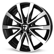 TOMASON TN28 FLOW Black Polished R18 W7.5 PCD5x120 ET53 DIA65.1