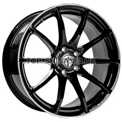 Диски Tomason TN1 8,5x18 5x108 ET40 DIA72,6 (gloss black rim polished)