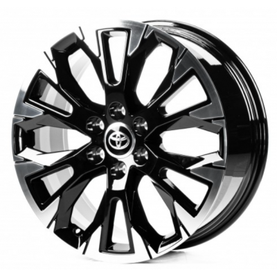 Toyota (TY0001) gloss black machined face