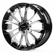 Replica Forged Toyota (TY001) 9x22 6x139,7 ET45 DIA95,1 (gloss black milling face)