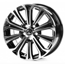 Replica Toyota (TY1091) 6x15 5x100 ET40 DIA54,1 (black machined face)
