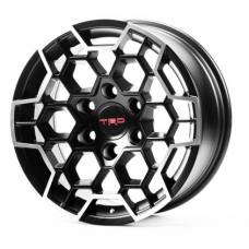 Replica Toyota (TY3304) 7,5x17 6x139,7 ET15 DIA106,1 (matte black machined face)
