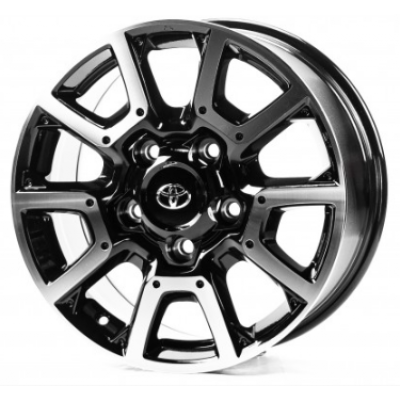 Toyota (TY3435) black machined face