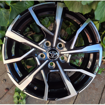 Toyota (TY3536) gloss black machined face
