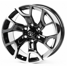 Replica Toyota (TY6126) 9x17 6x139,7 ET12 DIA106,1 (black machined)