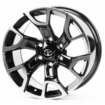 Toyota (TY6126) black machined