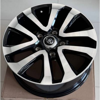 Диски Replica Toyota (TY707) 8,5x20 5x150 ET58 DIA110,1 (black machined face)