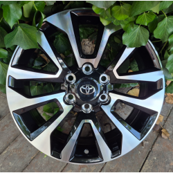 Toyota (TY887) gloss black machined face