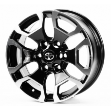 Replica Toyota (TY963) 7,5x17 6x139,7 ET25 DIA106,1 (black machined face)