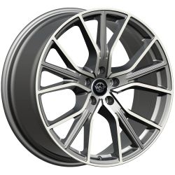 Toyota (WD004) Zurich matt gun metal polished
