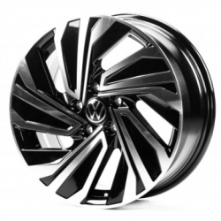 Volkswagen (VV17703) gloss black machined face
