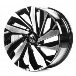 Volkswagen (VV18423) gloss black machined face