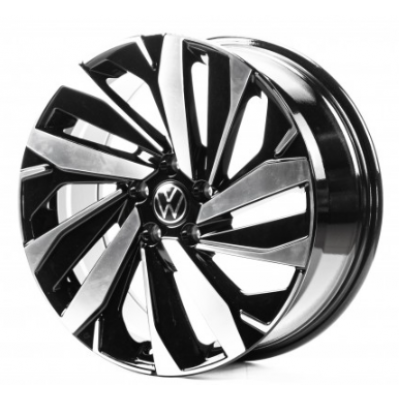 Volkswagen (VV18423) gloss black machined face