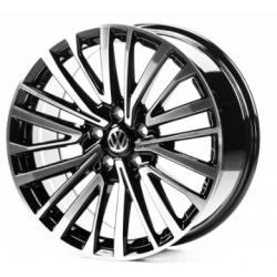 Volkswagen (VV18515) gloss black machined face