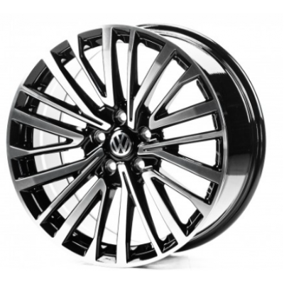 Volkswagen (VV18515) gloss black machined face