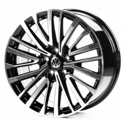 Volkswagen (VV18703) gloss black machined face