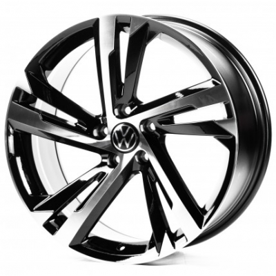 Volkswagen (VV3394) gloss black machined face