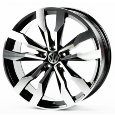Replica Volkswagen (VV5389) 8,5x20 5x112 ET34 DIA57,1 (gloss black machined face)