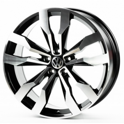 Диски Replica Volkswagen (VV5389) 8,5x20 5x112 ET34 DIA57,1 (gloss black machined face)