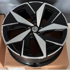 Replica Volkswagen (VV5647) 9x20 5x112 ET42 DIA57,1 (gloss black machined face)