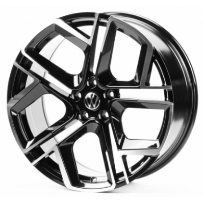 Volkswagen (VV5667) gloss black machined face