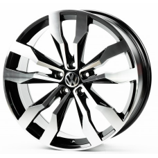 Replica Volkswagen (VV860) 8,5x20 5x112 ET41 DIA57,1 (black machined face)