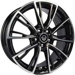 Volkswagen (WD006) Lugano gloss black polished