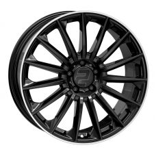 WHEELWORLD WH39 Schwarz Glanzend Lackiert Hornpoliert (SW+ - ML+) R18 W8 PCD5x112 ET48 DIA66.6