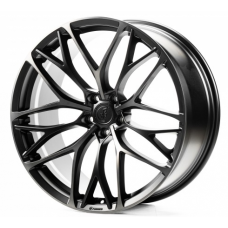 WS Forged WS-02M 9,5x21 5x112 ET37 DIA66,6 (satin black dark machined face)