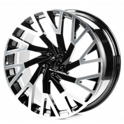 WS-068C gloss black machined face