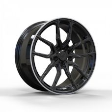 WS Forged WS-15M 9x19 5x127 ET50 DIA71,6 (gloss black lip polished)